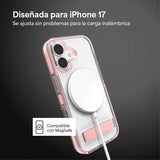 Case Zagg Santa Cruz Snap Magsafe KS para iPhone 17 - Rosa Pastel