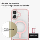 Case Zagg Santa Cruz Snap Magsafe KS para iPhone 17 - Rosa Pastel