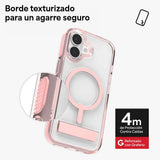 Case Zagg Santa Cruz Snap Magsafe KS para iPhone 17 - Rosa Pastel