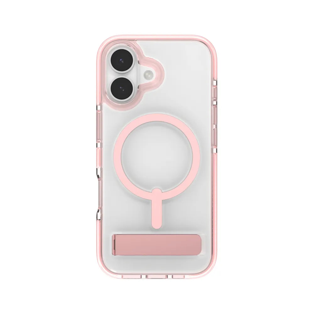 Case Zagg Santa Cruz Snap Magsafe KS para iPhone 17 - Rosa Pastel