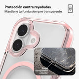 Case Zagg Santa Cruz Snap Magsafe KS para iPhone 17 - Rosa Pastel