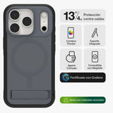 Case_ZAGG_Sedona_Snap_MagSafe_KS_para_iPhone_17_Pro_Carbón_Posición_2_iShop_El_Salvador