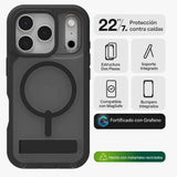 Case_ZAGG_Rainier_con_MagSafe_KS_para_iPhone_17_Pro_Max_Negro_ahumado_Imagen_posicion_2_iShop_El_Salvador