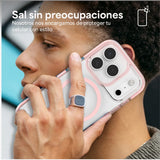 Case ZAGG Santa Cruz con MagSafe KS para iPhone 17 Pro - Rosa Pastel