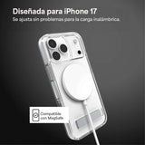 Case ZAGG Santa Cruz Snap MagSafe KS para iPhone 17 Pro Max - Plata