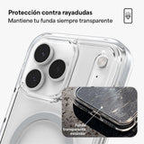 Case ZAGG Santa Cruz Snap MagSafe KS para iPhone 17 Pro Max - Plata
