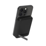 Batería Magnética Inalámbrica Belkin Qi2 - 8000 mAh + Soporte - Negro