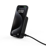 Batería Magnética Inalámbrica Belkin Qi2 - 8000 mAh + Soporte - Negro