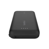 Bateria Externa Belkin 10K con Cable USB-C Integrado 20W - Negro