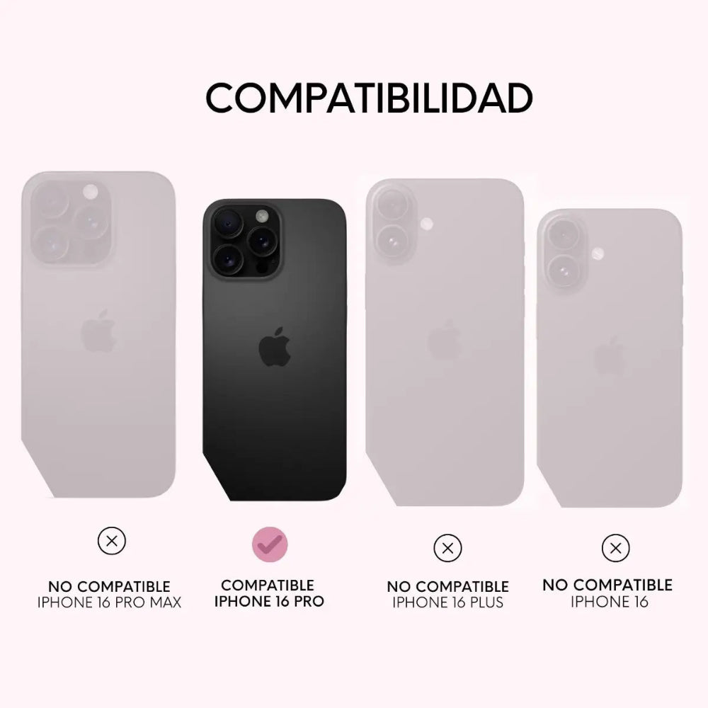 Case Kate Spade Wavy con Magsafe para iPhone 16 Pro - Nightfall