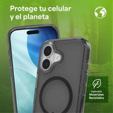 Case ZAGG Santa Cruz con MagSafe KS para iPhone 17 - Negro Medianoche