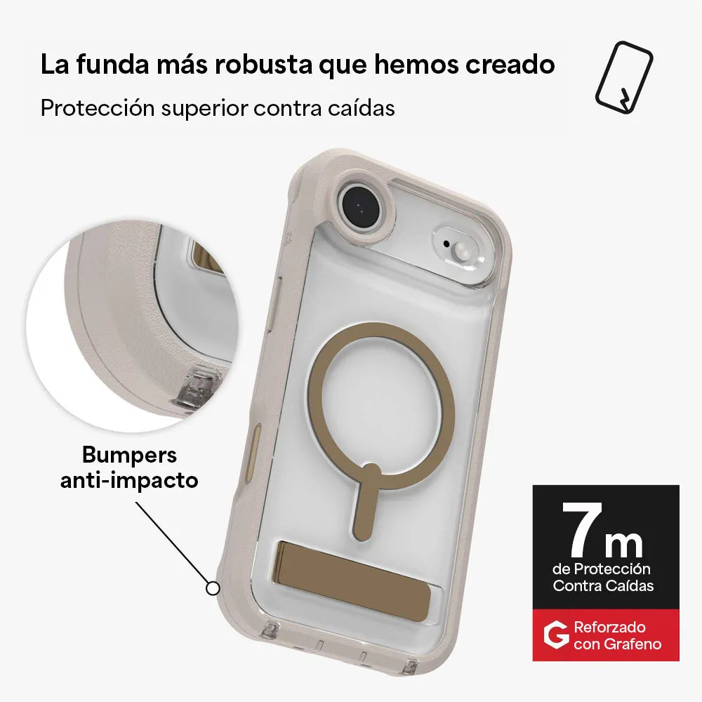 Case ZAGG Rainier con MagSafe KS para iPhone Air - Arena