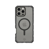 ItSkins Supreme R Clear con MagSafe para iPhone 16 Pro - Grafito y estampado en grafito