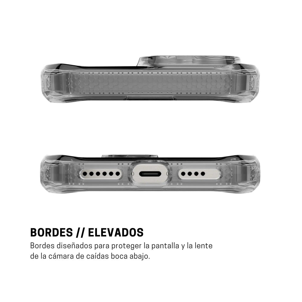 Case ItSkins Hybrid R Vapor Stand con MagSafe para iPhone 16 Pro Max - Negro