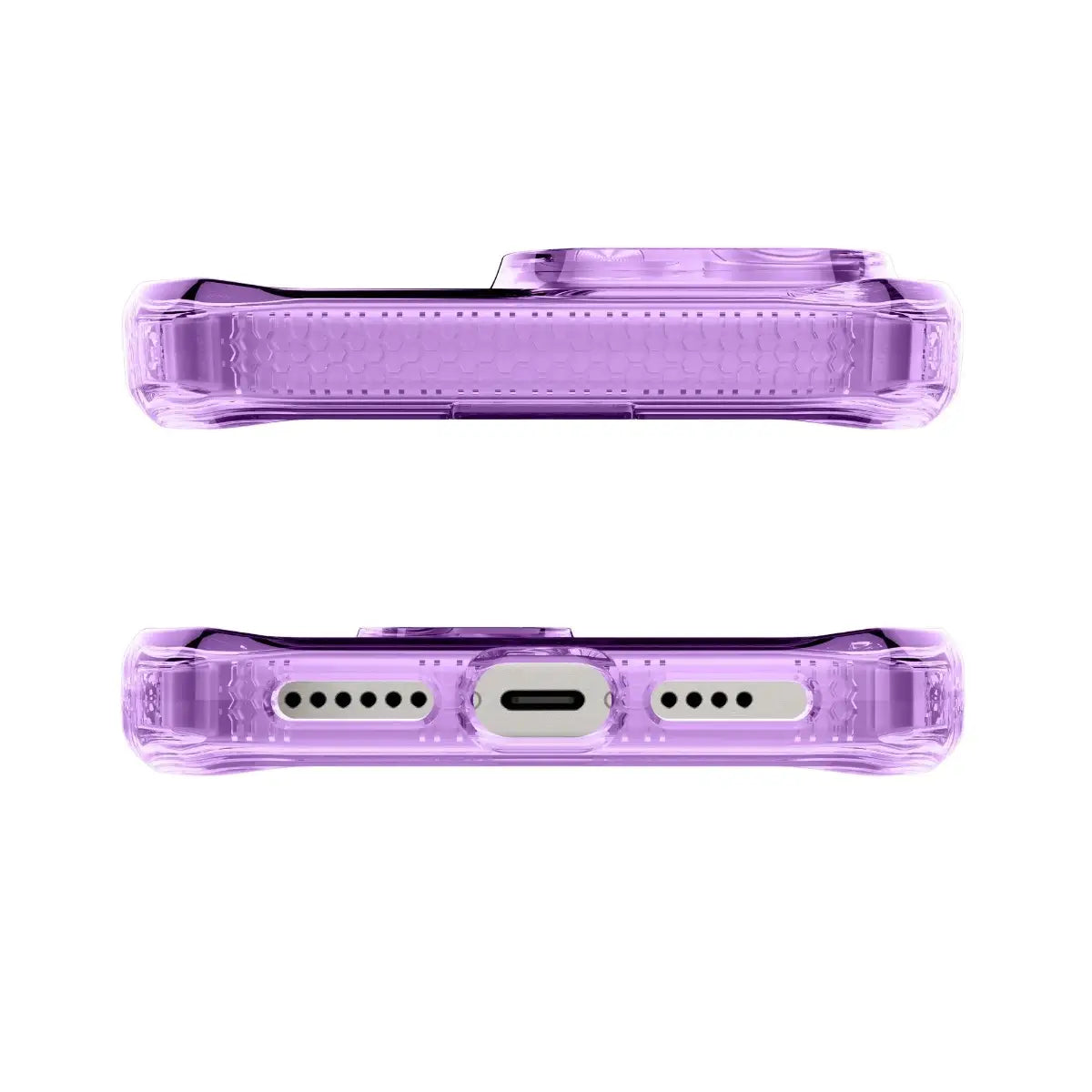 ItSkins Hybrid R Vapor con MagSafe para iPhone 16 Pro Max - Purpura Claro