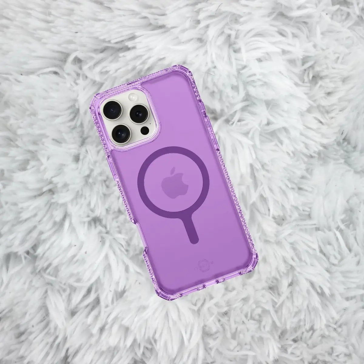 ItSkins Hybrid R Vapor con MagSafe para iPhone 16 Pro Max - Purpura Claro