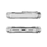 ItSkins Supreme R Clear con MagSafe para iPhone 16 Pro - Estampado Blanco Transparente