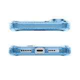 ItSkins Hybrid R Vapor con MagSafe para iPhone 16 - Azul Claro