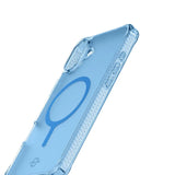 ItSkins Hybrid R Vapor con MagSafe para iPhone 16 - Azul Claro