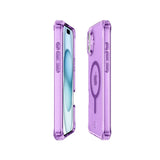 ItSkins Hybrid R Vapor con MagSafe para iPhone 16 - Purpura Claro