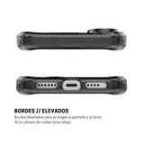 Case ItSkins Hybrid R Vapor con MagSafe para iPhone 16 - Negro