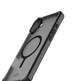 Case ItSkins Hybrid R Vapor con MagSafe para iPhone 16 - Negro