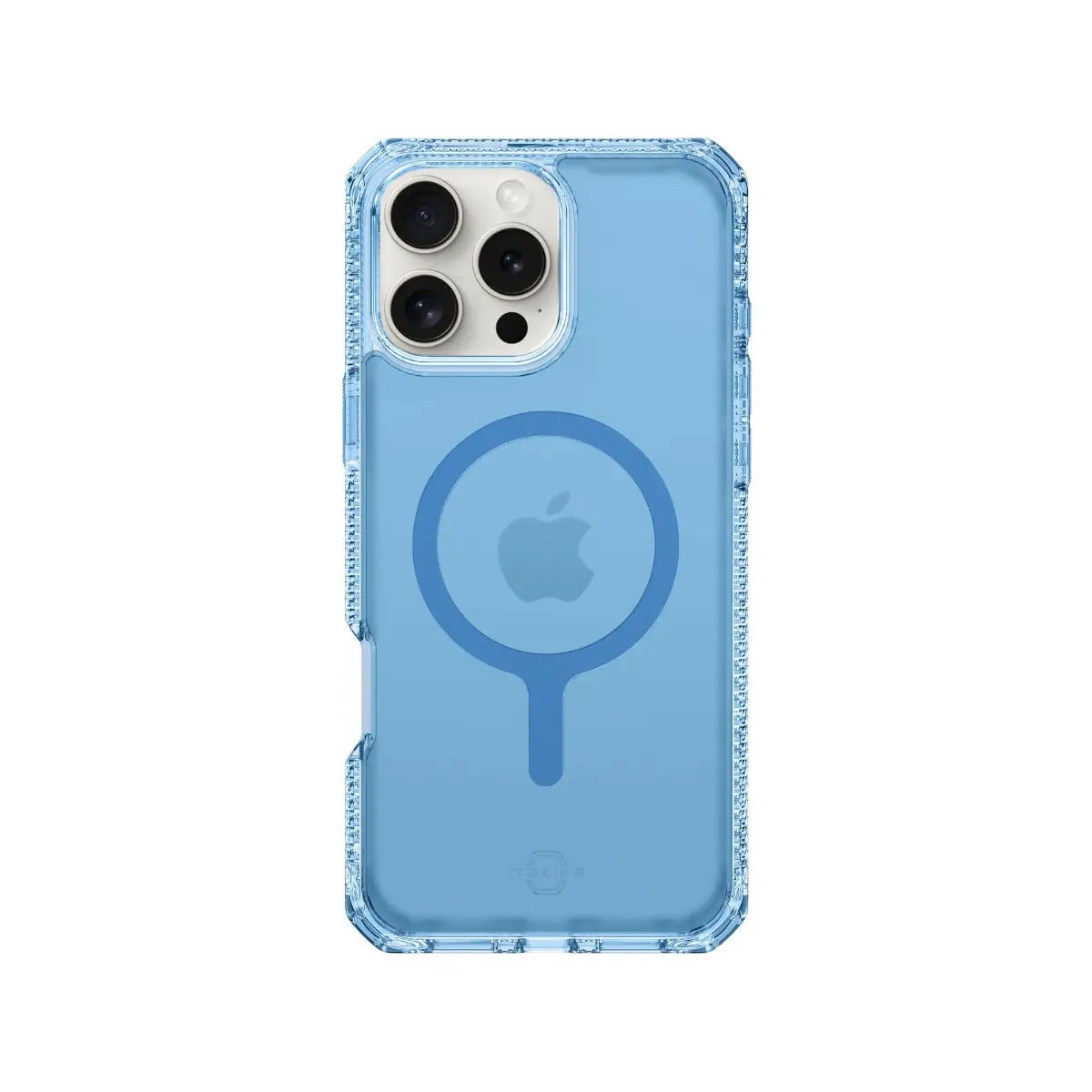 ItSkins Hybrid R Vapor con MagSafe para iPhone 16 Pro Max - Azul Claro