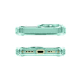 Case ItSkins Hybrid R Vapor con MagSafe para iPhone 17 - Verde
