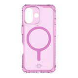 Case ItSkins Hybrid R Vapor con MagSafe para iPhone 17 - Rosado