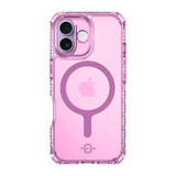 Case ItSkins Hybrid R Vapor con MagSafe para iPhone 17 - Rosado