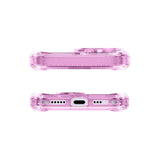 Case ItSkins Hybrid R Vapor con MagSafe para iPhone 17 - Rosado