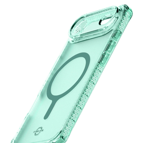 Case_ItSkins_Hybrid_R_Vapor_con_Ma_Safe_para_iPhone_17_Air_Verde_Posicion_3_iShop_El_Salvador