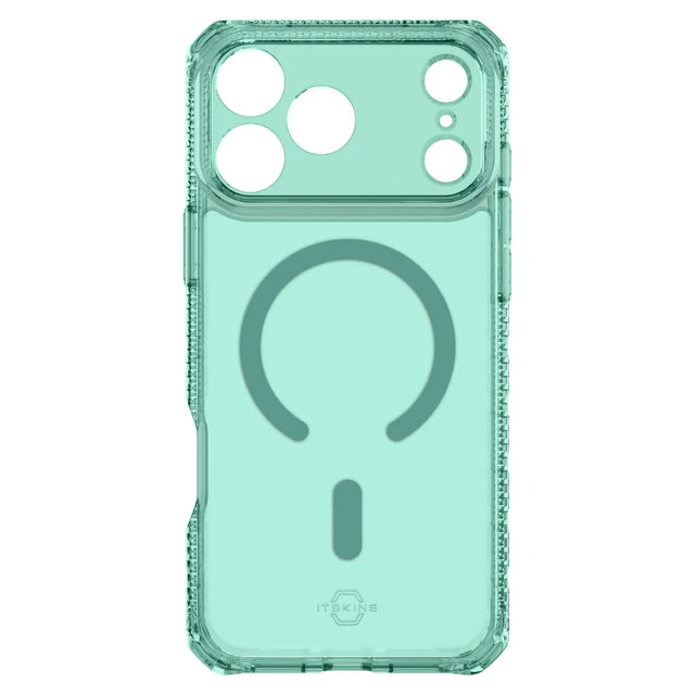 Case ItSkins Hybrid R Vapor con MagSafe para iPhone 17 Pro Max - Verde
