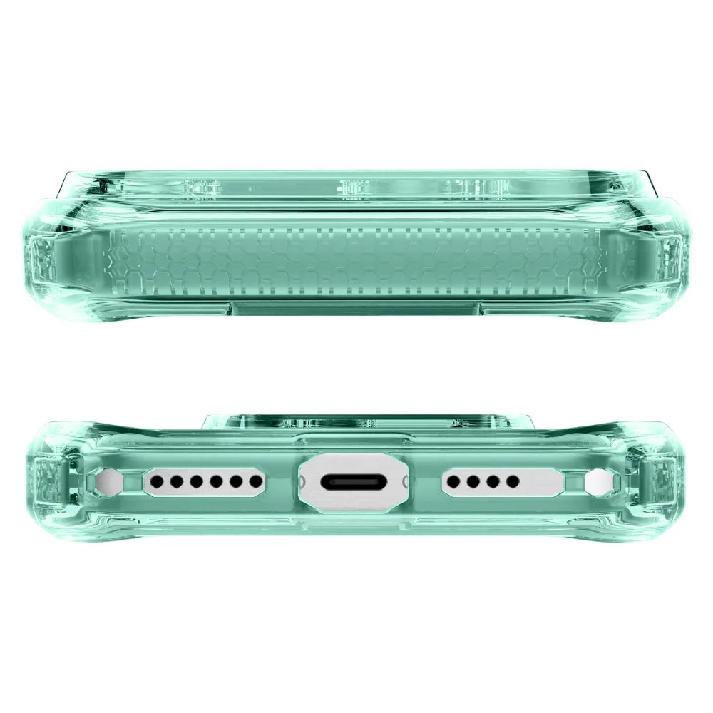 Case ItSkins Hybrid R Vapor con MagSafe para iPhone 17 Pro Max - Verde