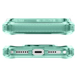 Case ItSkins Hybrid R Vapor con MagSafe para iPhone 17 Pro Max - Verde