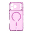 Case ItSkins Hybrid R Vapor con MagSafe para iPhone 17 Pro Max - Rosado