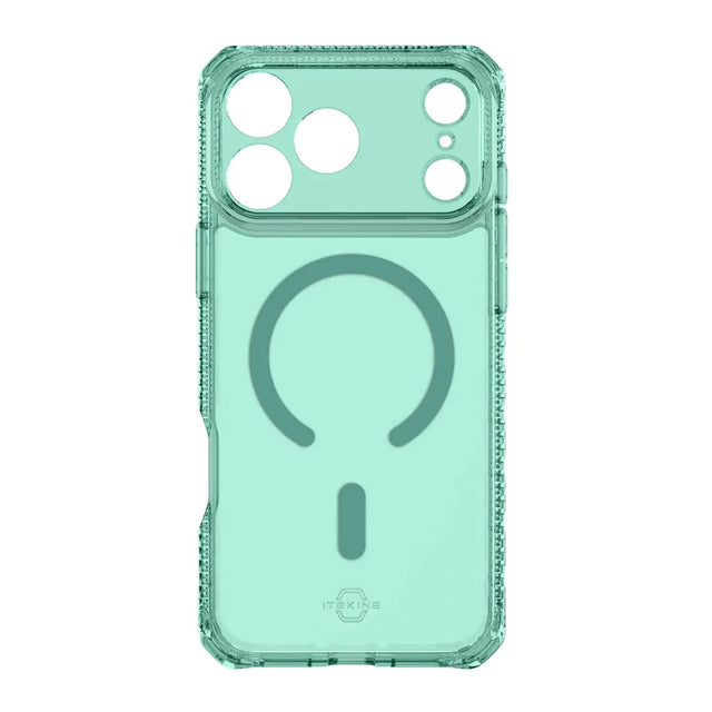 Case ItSkins Hybrid R Vapor con MagSafe para iPhone 17 Pro - Verde