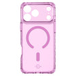 Case ItSkins Hybrid R Vapor con MagSafe para iPhone 17 Pro - Rosado