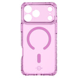 Case ItSkins Hybrid R Vapor con MagSafe para iPhone 17 Pro - Rosado