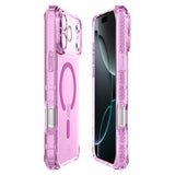 Case ItSkins Hybrid R Vapor con MagSafe para iPhone 17 Pro - Rosado