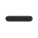 Batería Externa Belkin 10000 mAh con 2 Puertos USB-A y 1 USB-C - Negro