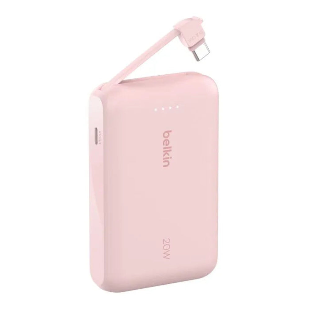 Bateria_Externa_Belkin_10K_con_Cable_USB_C_Integrado_20W_Rosa_Imagen_posicion_2_iShop_El_Salvador