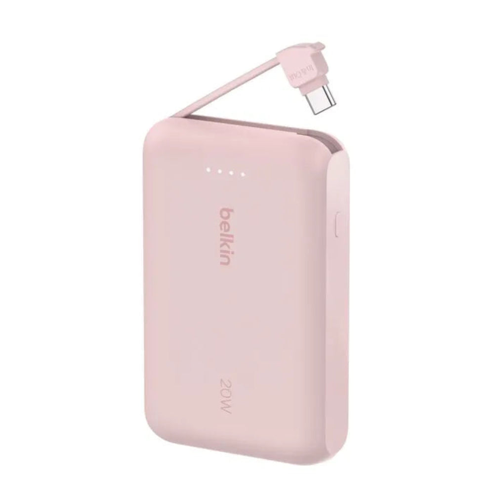 Bateria_Externa_Belkin_10K_con_Cable_USB_C_Integrado_20W_Rosa_Imagen_posicion_3_iShop_El_Salvador
