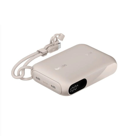 Bateria_Externa_Belkin_20K_con_2_USB_C_Arena_Imagen_posicion_1_iShop_El_Salvador