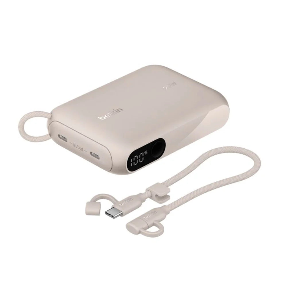 Bateria_Externa_Belkin_20K_con_2_USB_C_Arena_Imagen_posicion_2_iShop_El_Salvador