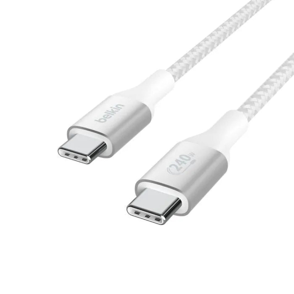 Cable_de_Carga_Trenzado_Belkin_USB_C_a_USB_C_240W_de_2m_Blanco_Imagen_posicion_2_iShop_El_Salvador