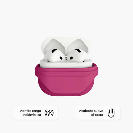 SiliconeGuard_AirPods_4_Gen_Rosado_Imagen_posicion_4_iShop_El_Salvador