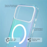 Case_NCO_SafeCase_Clear_con_MagSafe_para_iPhone_18_Pro_Max_Arcoíris_Imagen_posicion_3_iShop_El_Salvador