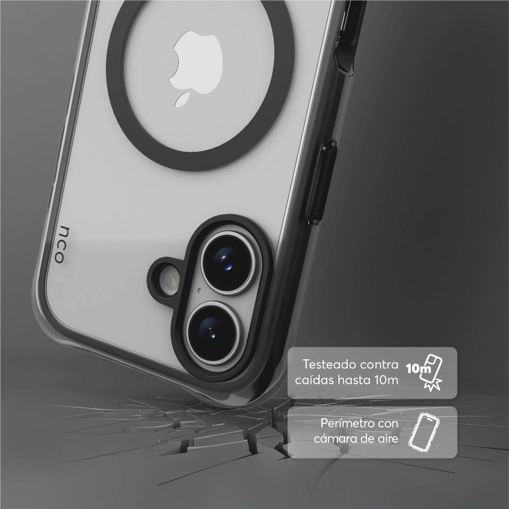 Case NCO SafeCase Ultra con MagSafe para iPhone 17 - Negro