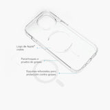 Case_NCO_SafeCase_Clear_Crystal_con_Magsafe_para_iPhone_15_Transparente_Imagen_posicion_3_iShop_El_Salvador